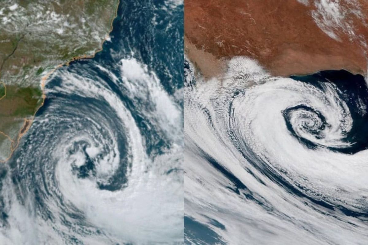 Ciclones voltam ao radar em Santa Catarina com frentes frias; maioria fica no mar, mas tempestades severas e vento forte exigem atenção no outono.