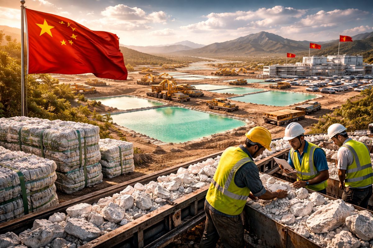 Ouro branco atrai China ao Triângulo do Lítio com investimentos bilionários que sustentam carros elétricos e aceleram a transição energética global.