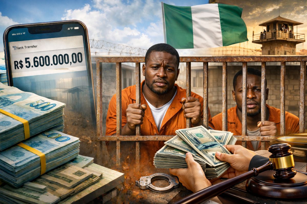 Banco erra e deposita R$ 5,6 milhões ele gasta sem avisar, transfere para mãe e irmã, é preso na Nigéria, condenado e ainda deve R$ 1 milhão após falha sistêmica