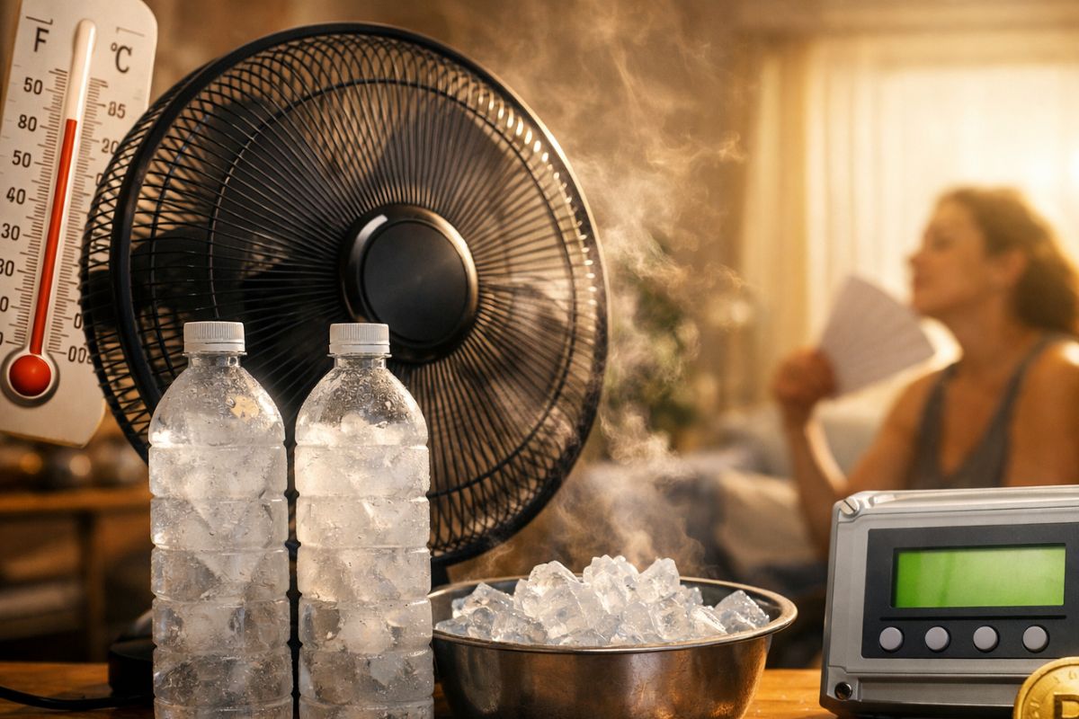 Descubra o truque do ventilador turbinado com toalha úmida que deixa o ar mais fresco, economiza energia e alivia o calor em casa sem ar-condicionado.