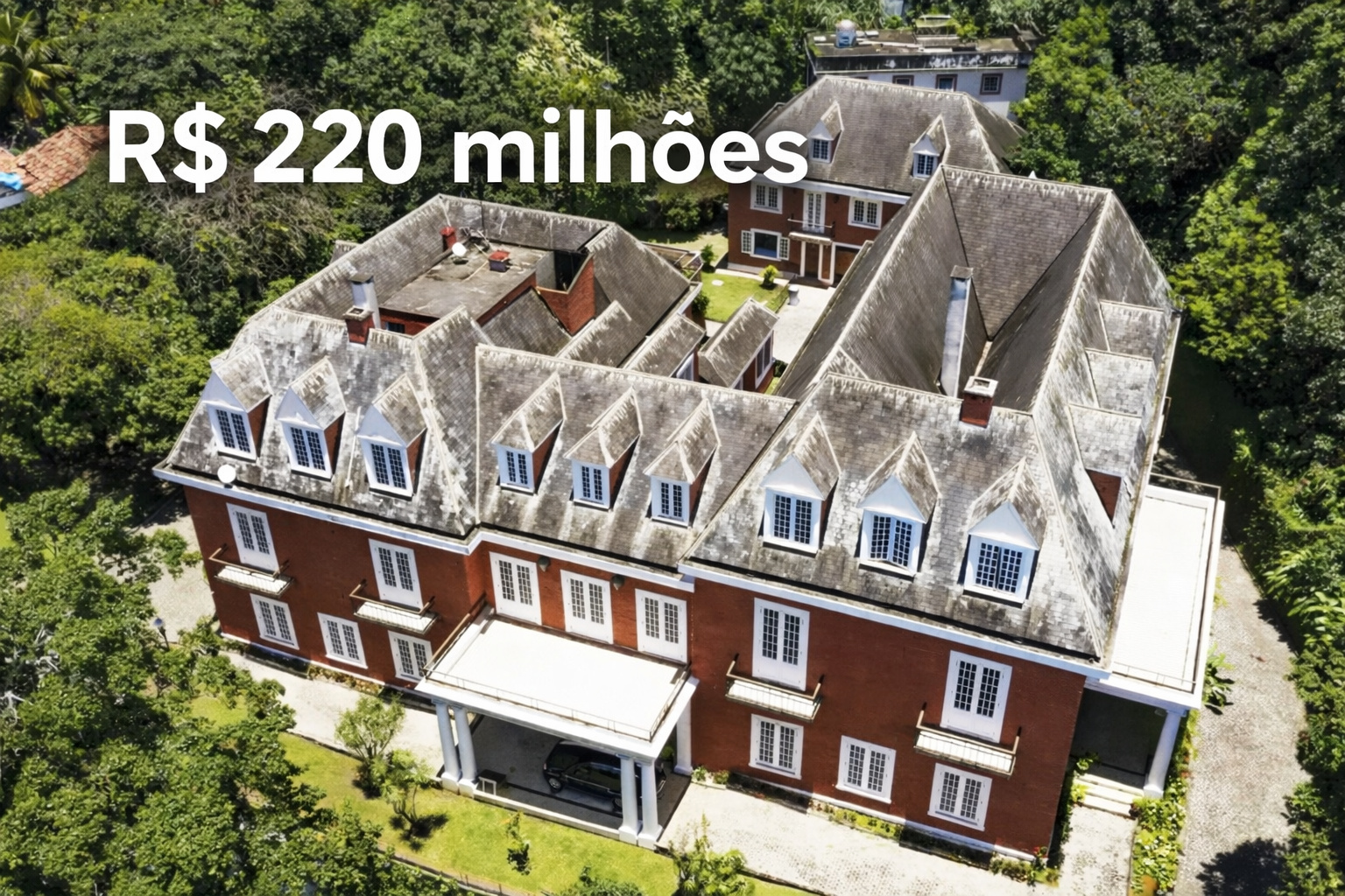 mansão milionária no Rio de Janeiro