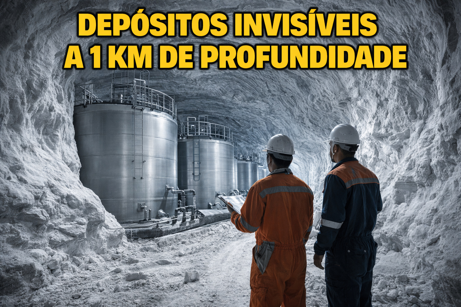 China transforma cavernas salinas profundas em depósitos subterrâneos com milhões de metros cúbicos para estocar gás e petroquímicos sob alta pressão a mais de 1.000 metros de profundidade, criando um sistema de segurança energética invisível aos satélites
