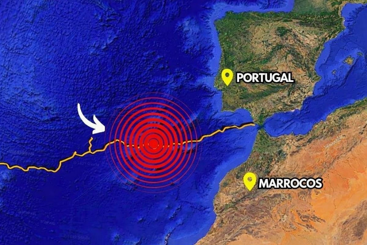 Cientistas investigam fissura profunda sob o Atlântico que pode explicar grandes terremotos históricos, indicar mudanças lentas nas placas tectônicas e levantar novos cuidados