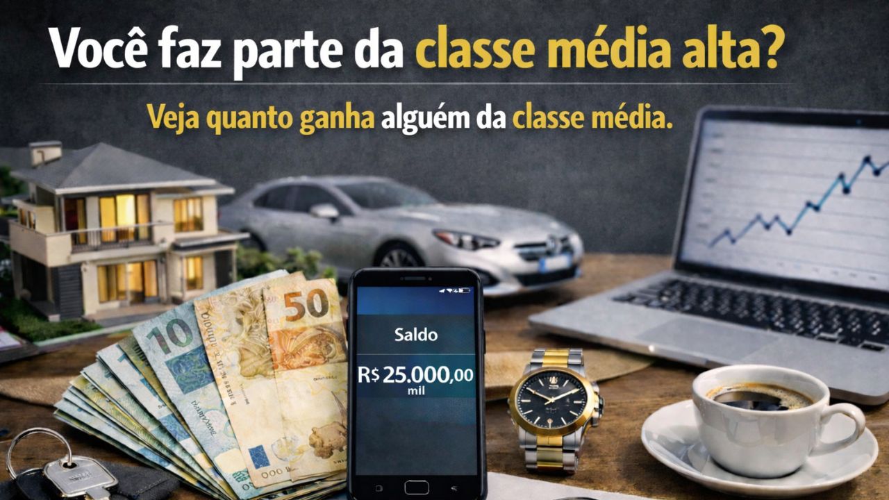 Classe média alta no Brasil vai além do salário. Veja a faixa de renda estimada para 2026, padrão de vida e como os economistas definem esse grupo.