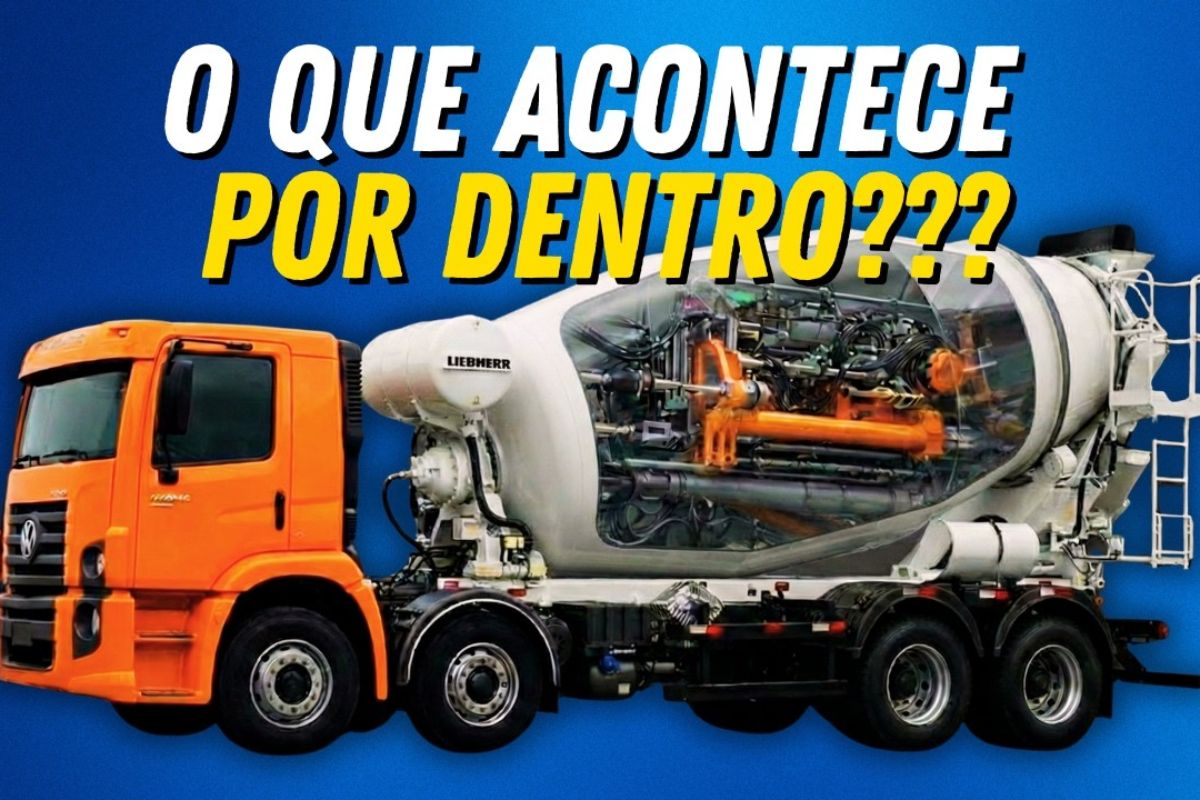 Com tambor a 14 rpm e torque brutal, caminhão betoneira vira usina química móvel que evita concreto virar pedra, dribla a gravidade, enfrenta risco de tombamento e custa até R$ 900 mil (3)