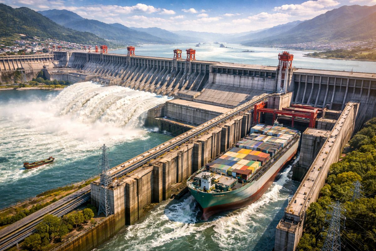 Como a Barragem das Três Gargantas funciona de verdade, desviou o Yangtzé, domina enchentes históricas, gera mais energia que usinas nucleares, ergue navios (3)