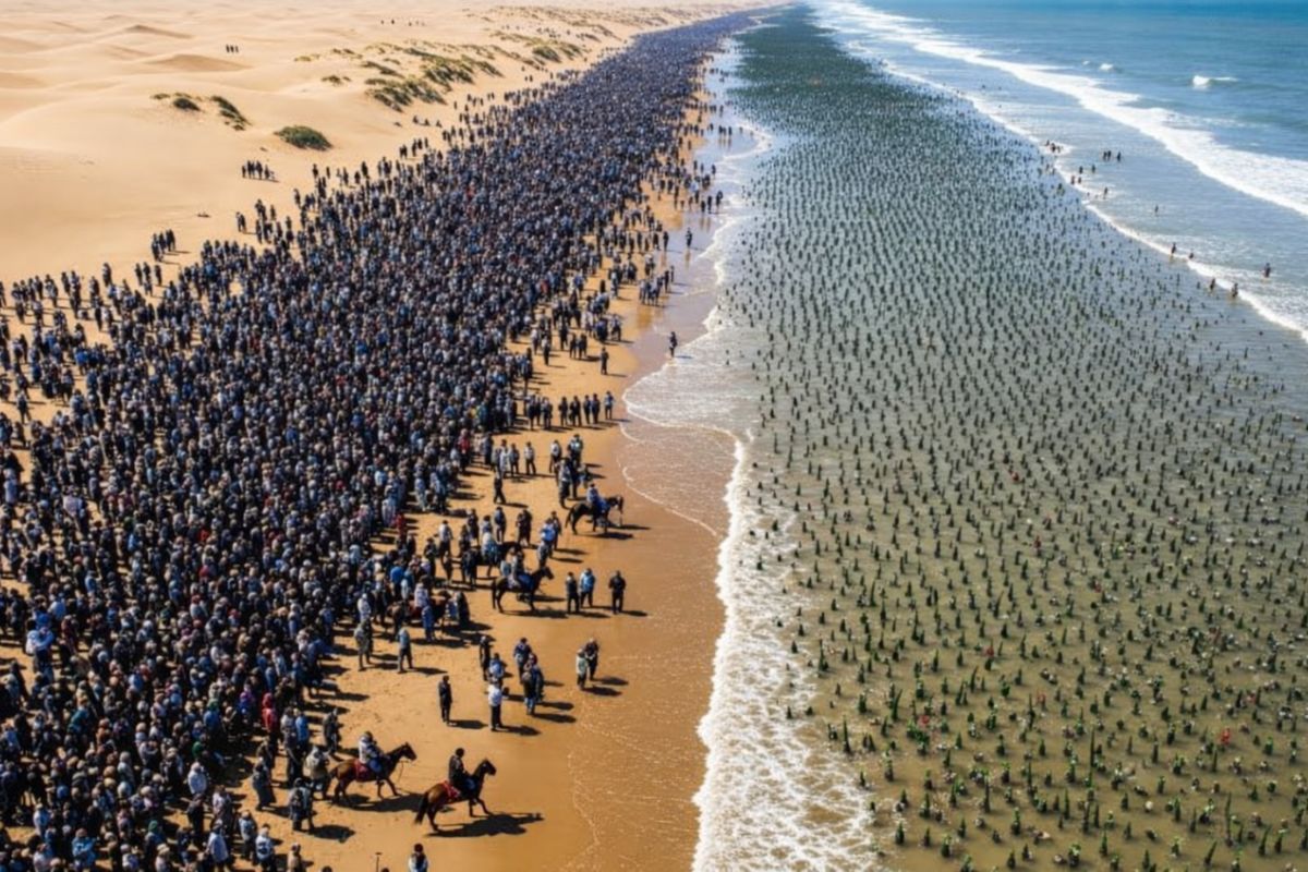 Como árvores de Natal jogadas fora estão salvando o Texas do oceano, freando furacões, protegendo cidades inteiras e comprando tempo