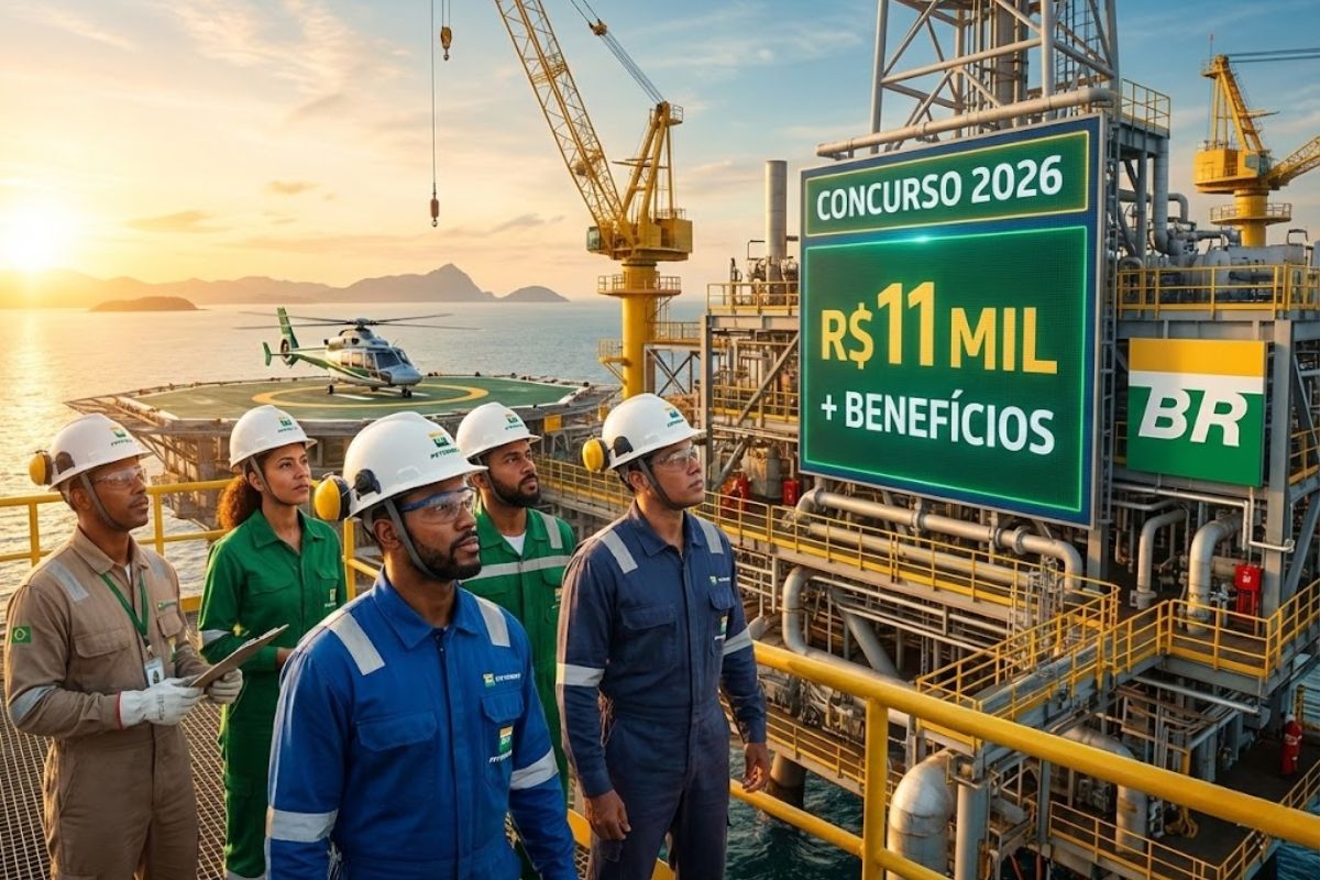 concurso da Petrobras em 2026: expectativa de edital com vagas e salários em destaque, sob organização da Cesgranrio, após PDV e sinais de reposição do quadro.