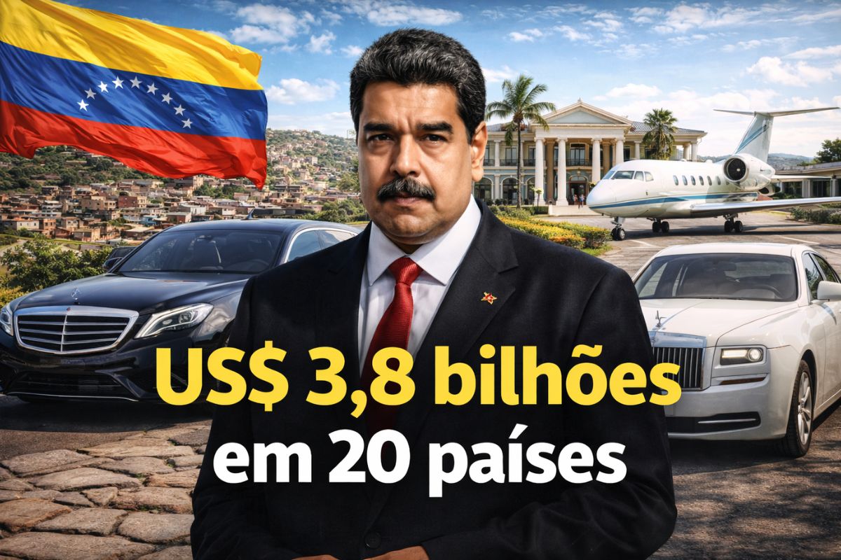 De motorista a bilionário como Nicolás Maduro teria escondido fortuna em 20 países com mansão de US$ 18 milhões, jatos e carros de luxo