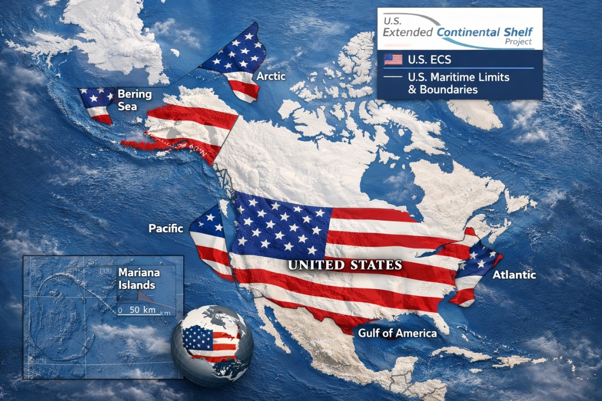 Trump se apodera silenciosamente de um novo território com tamanho equivalente a duas Califórnias, após um mapeamento secreto que empurra a influência dos Estados Unidos para além do Alasca