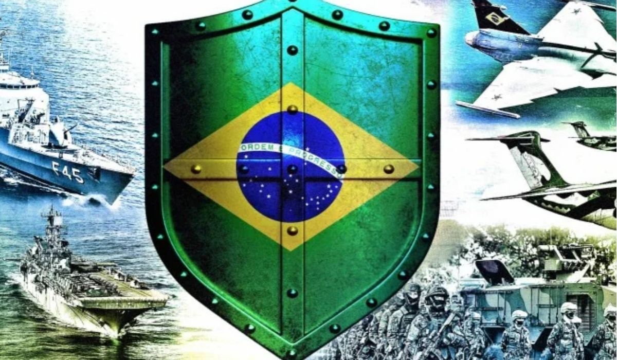 Brasil lidera poder militar na América Latina, com 334 mil militares, Gripen, submarino nuclear e indústria de defesa própria. (Imagem: Reprodução)