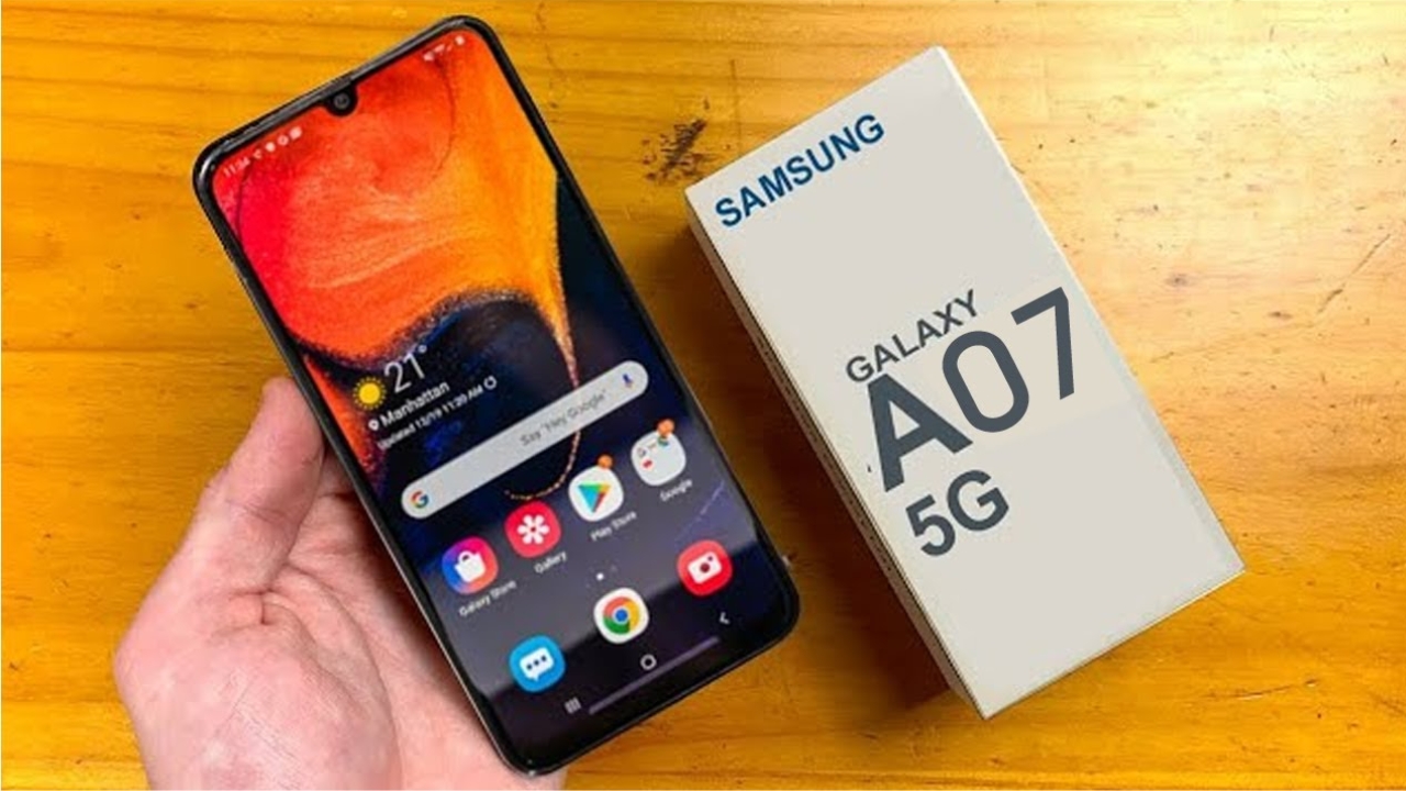 Galaxy A07 5G é lançado com bateria de 6.000 mAh, tela de 120 Hz e novo visual com proteção IP54