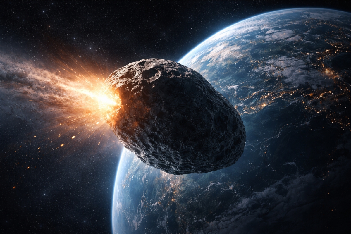 Não era ficção científica: simulações modernas mostram quando uma deflexão nuclear poderia funcionar contra um asteroide, e por que a composição da rocha espacial muda tudo