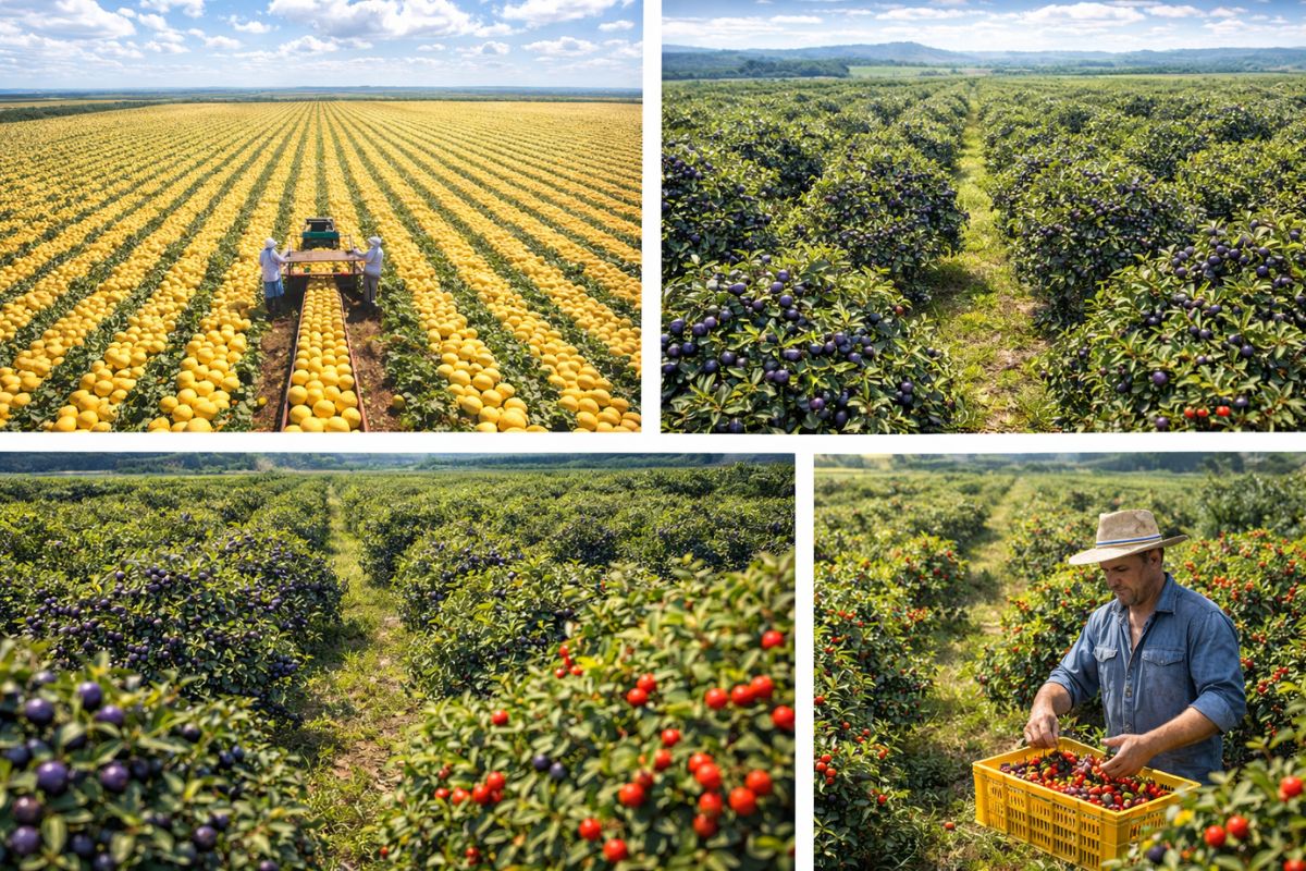 Do melão no RN com 10 mil hectares e 1 milhão de frutas por dia ao maior jabuticabal do mundo em Goiás e à maior acerola orgânica no Ceará o Brasil domina as fazendas gigantes (2)