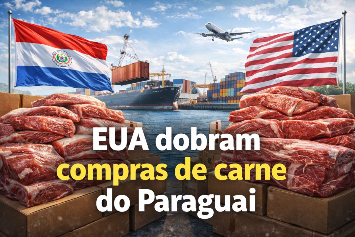 EUA dobram compras de carne do Paraguai em 2025, no ano vendas saltam 111% em valor e 76% em volume, viram 2º maior destino, impulsionam exportações a US$ 2,095 bilhões