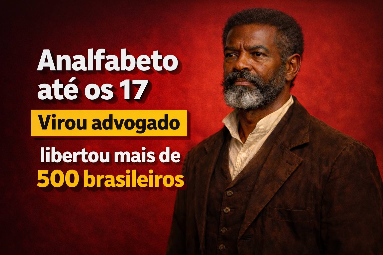 lei - brasil - direito - lei- advogado - brasileiros - analfabeto - Bahia - Luiz Gama - negro