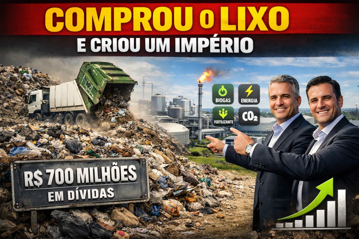 Eles compraram uma empresa quebrada com R$ 700 milhões em dívidas, apostaram no lixo ignorado pelo Brasil e criaram um império bilionário transformando resíduos em energia (2)