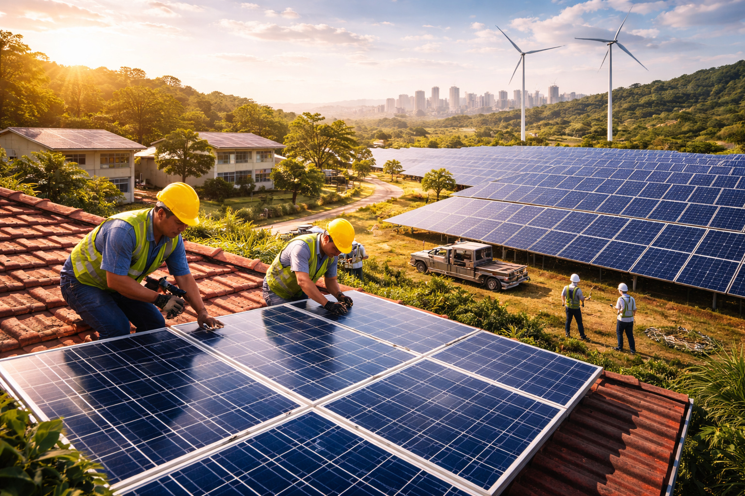 Energia solar impulsiona geração de empregos