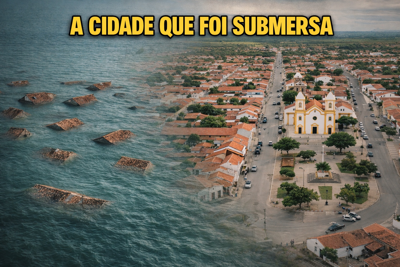 Essa cidade brasileira foi desmontada, transferida e reconstruída do zero após ser inundada por um reservatório gigante, criando uma nova Jaguaribara marcada por memória e perda