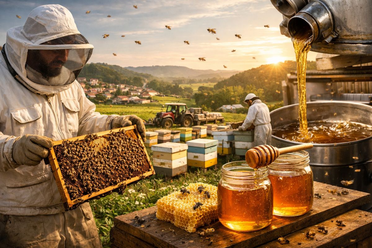 Potência do mel em Santa Catarina reúne milhares de apicultores, cadeia produtiva completa e produção de mel crescente que impulsiona renda rural sustentável.