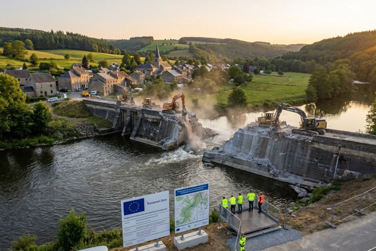 Barragens obsoletas na Europa entram em fase de remoção para reconectar rios, liberar peixes migratórios, restaurar sedimentos e reduzir enchentes, com promessa de revitalizar economias locais e devolver vida fluvial em escala continental.