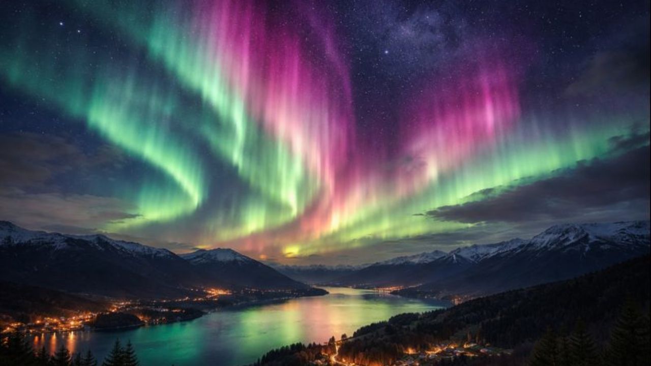 Tempestade solar de alta radiação surpreende Europa e EUA com aurora boreal e levanta alertas tecnológicos.