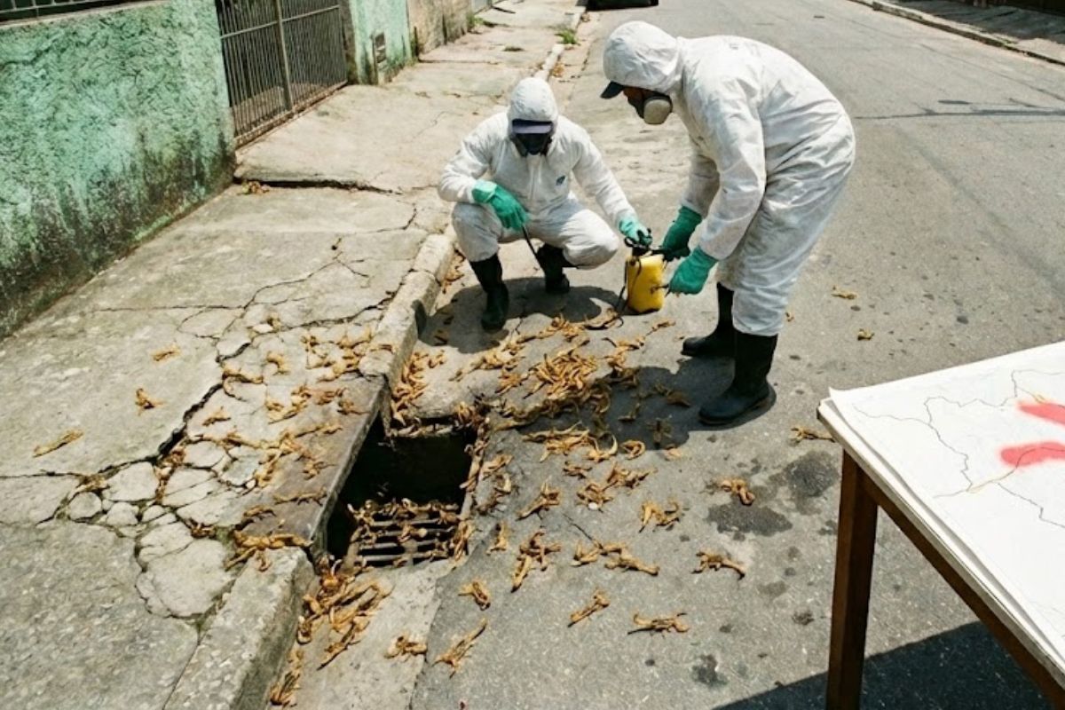 Escorpiões avançam em Mafra, elevam acidentes com escorpiões, pressionam a Vigilância Epidemiológica e expõem a proliferação de escorpiões em Santa Catarina