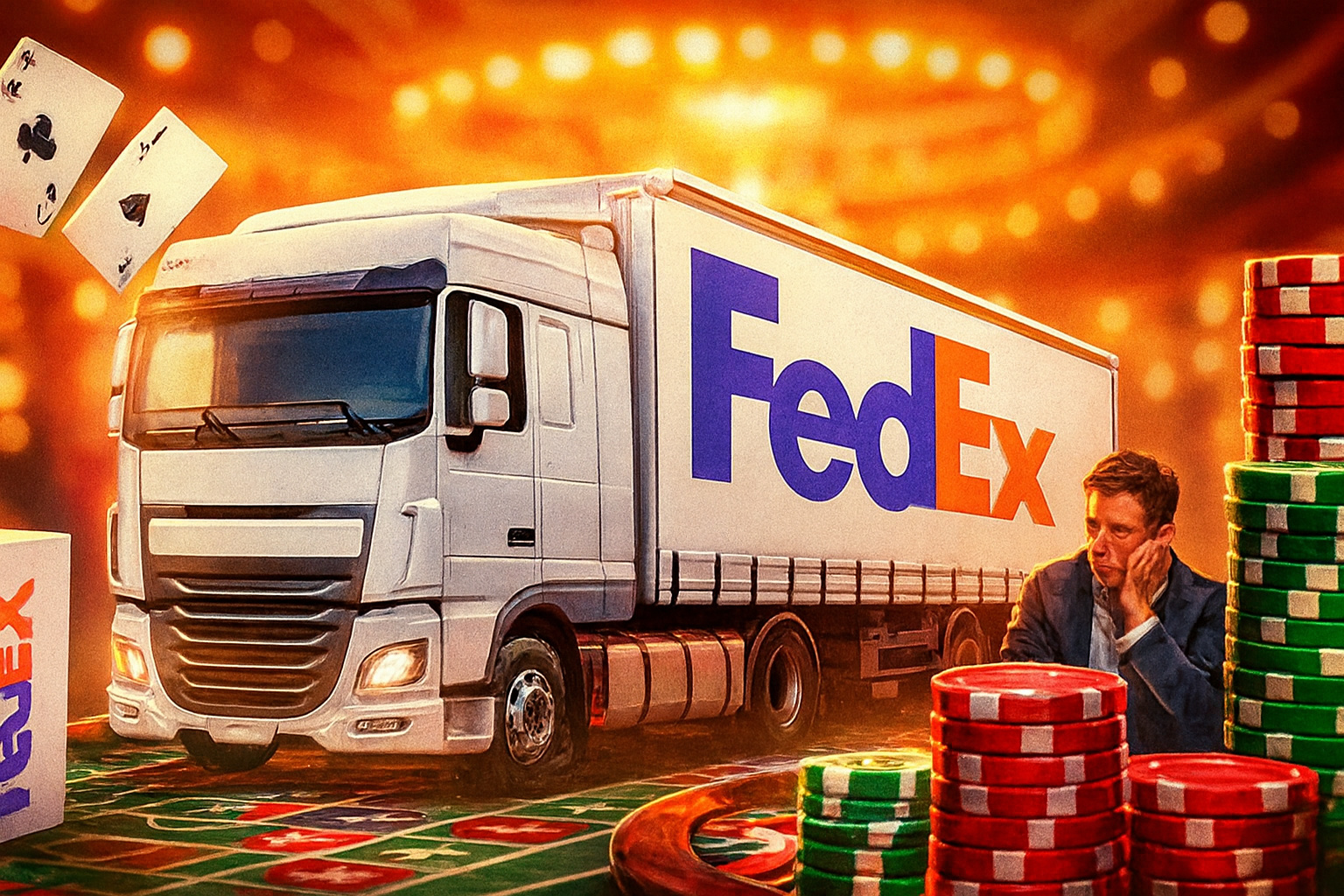 No início dos anos 1970, com apenas US$ 5 mil em caixa e uma conta de US$ 24 mil para pagar, o fundador da FedEx apostou tudo em um cassino e mudou o destino de uma das maiores empresas de logística do mundo