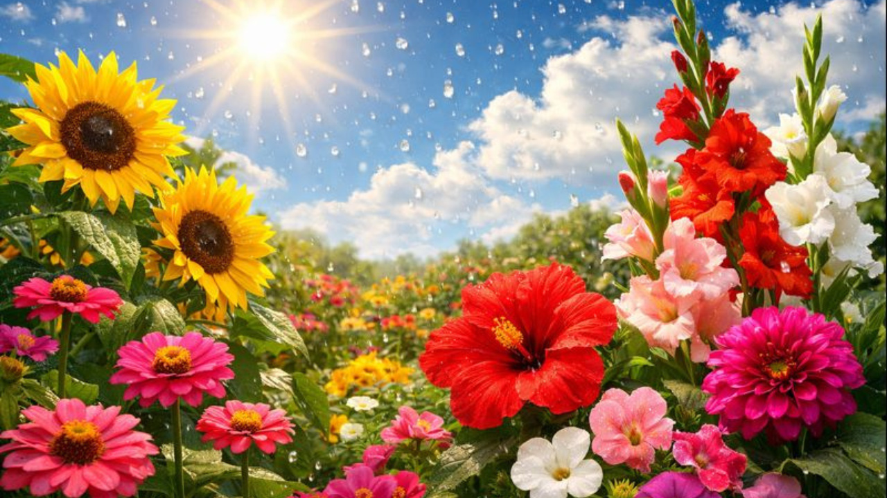 Clima quente e úmido impulsiona a floração em janeiro de flores de verão e plantas ornamentais; veja cuidados com flores.