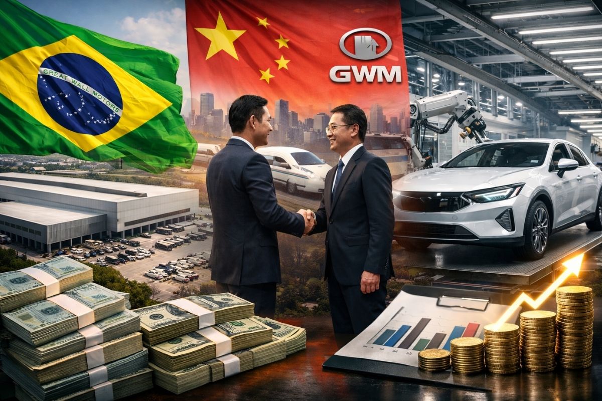 GWM anuncia nova fábrica de carros elétricos no Espírito Santo, amplia investimentos no Brasil e reacende a disputa industrial entre estados.
