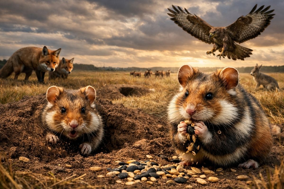 Hamsters voltam à estepe da Ucrânia: reintrodução de hamsters em Tarutino acelera restauração ecológica e reconstrói equilíbrio natural no coração do país.