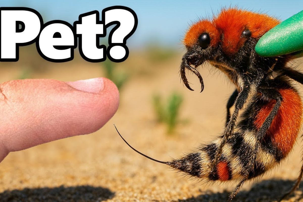 Relato do inseto com a picada mais dolorosa do mundo: a assassina de vacas, formiga veludo, ganha terrário e vai ao braço por 60 segundos, com foco em contenção e risco.