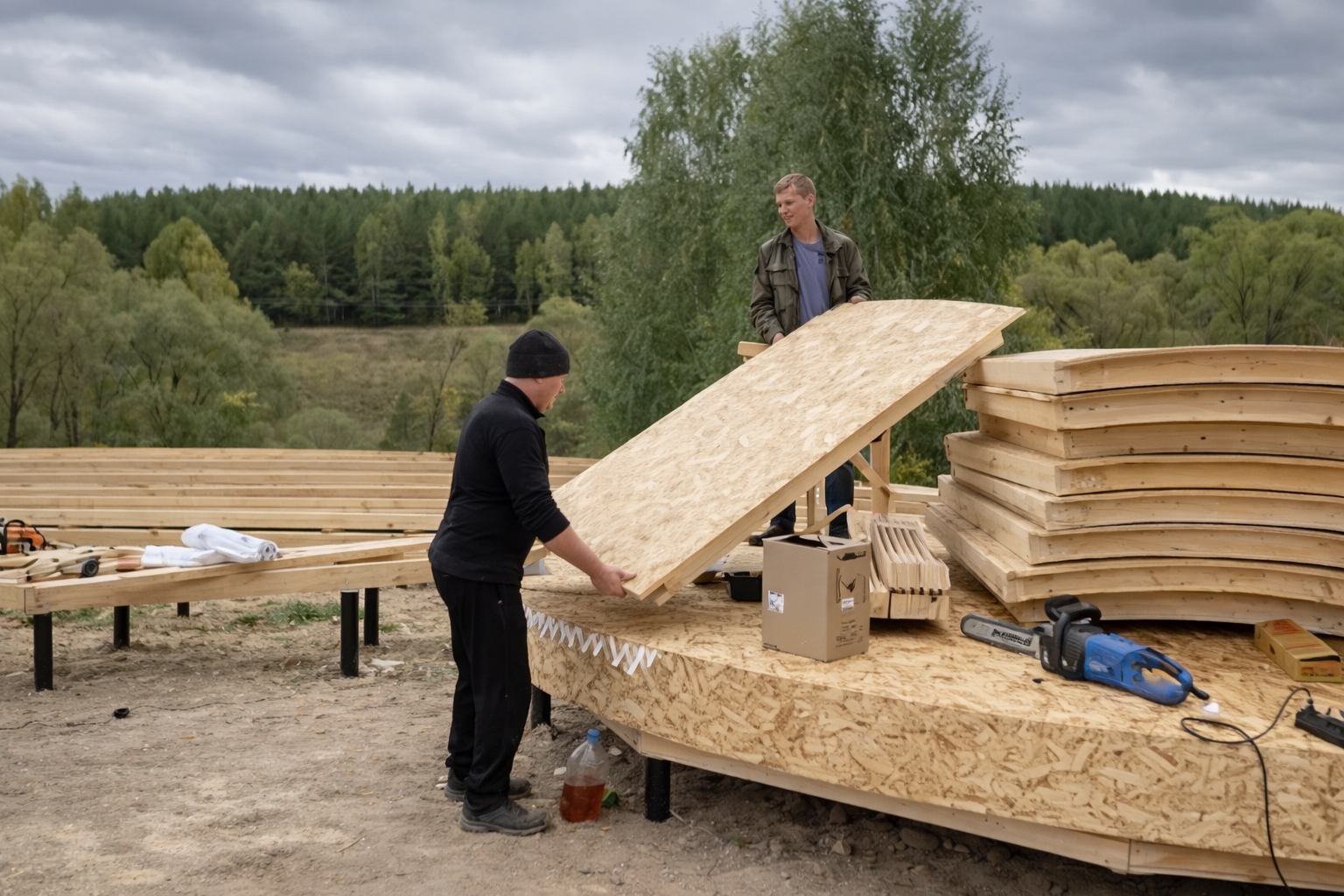 The Cheapest House in 5 Days. Complete Construction Process