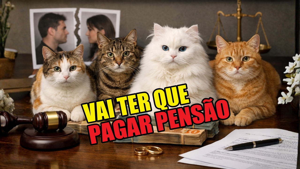 PAGAR PENSÃO - HOMEM - GATOS - DIVÓRCIO - TRIBUNAL DA FAMILIA