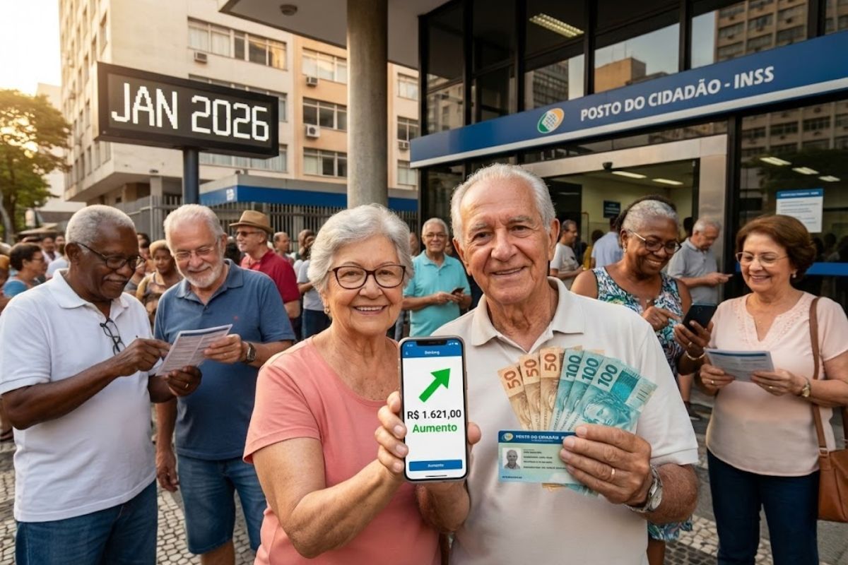 Em 2026, o INSS aplica reajuste com salário mínimo mais forte no piso, enquanto o teto avança menos; aposentados sentem a distorção e precisam acompanhar INSS, piso e teto no calendário.