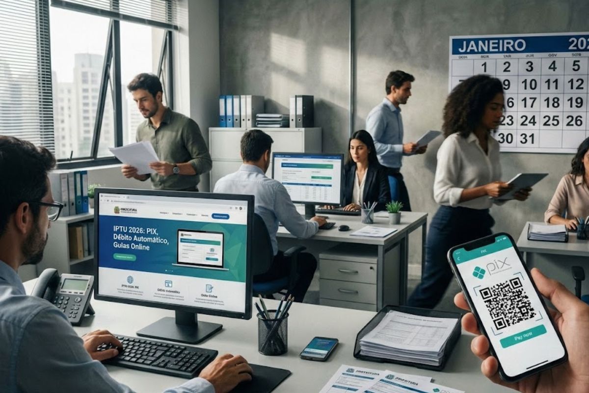 IPTU 2026 pode ser pago em cota única, débito automático ou via guia de pagamento emitida no site da prefeitura com desconto e prazos atualizados.