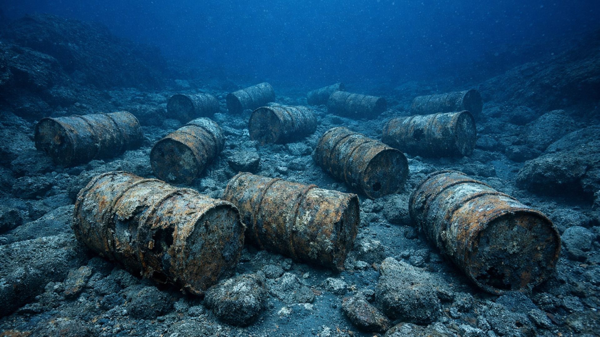 EUA despejaram milhares de barris com lixo radioativo no Pacífico perto de San Francisco; décadas depois, tecnologia moderna revela onde estão e expõe um passivo ambiental histórico.