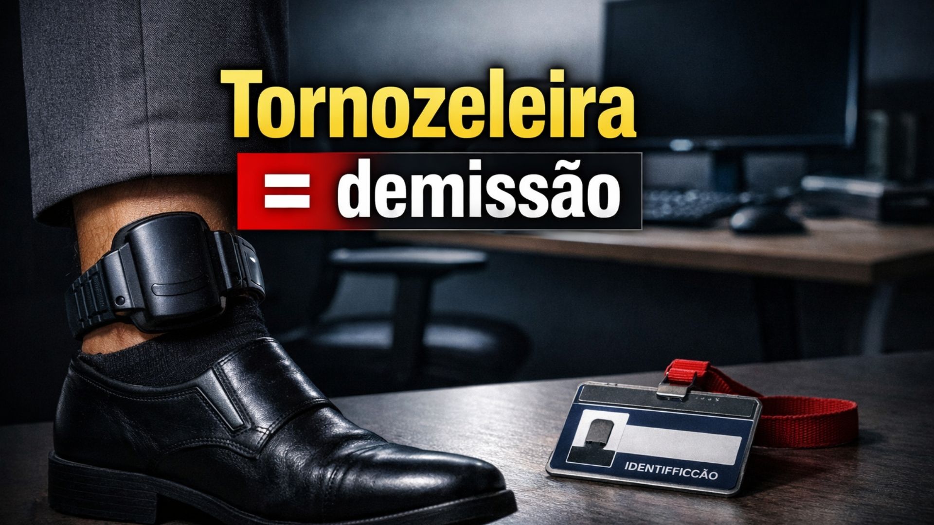 Empresa é condenada a pagar R$ 8 mil após demitir funcionário poucas horas depois de ele informar uso de tornozeleira eletrônica. Justiça reconheceu discriminação.