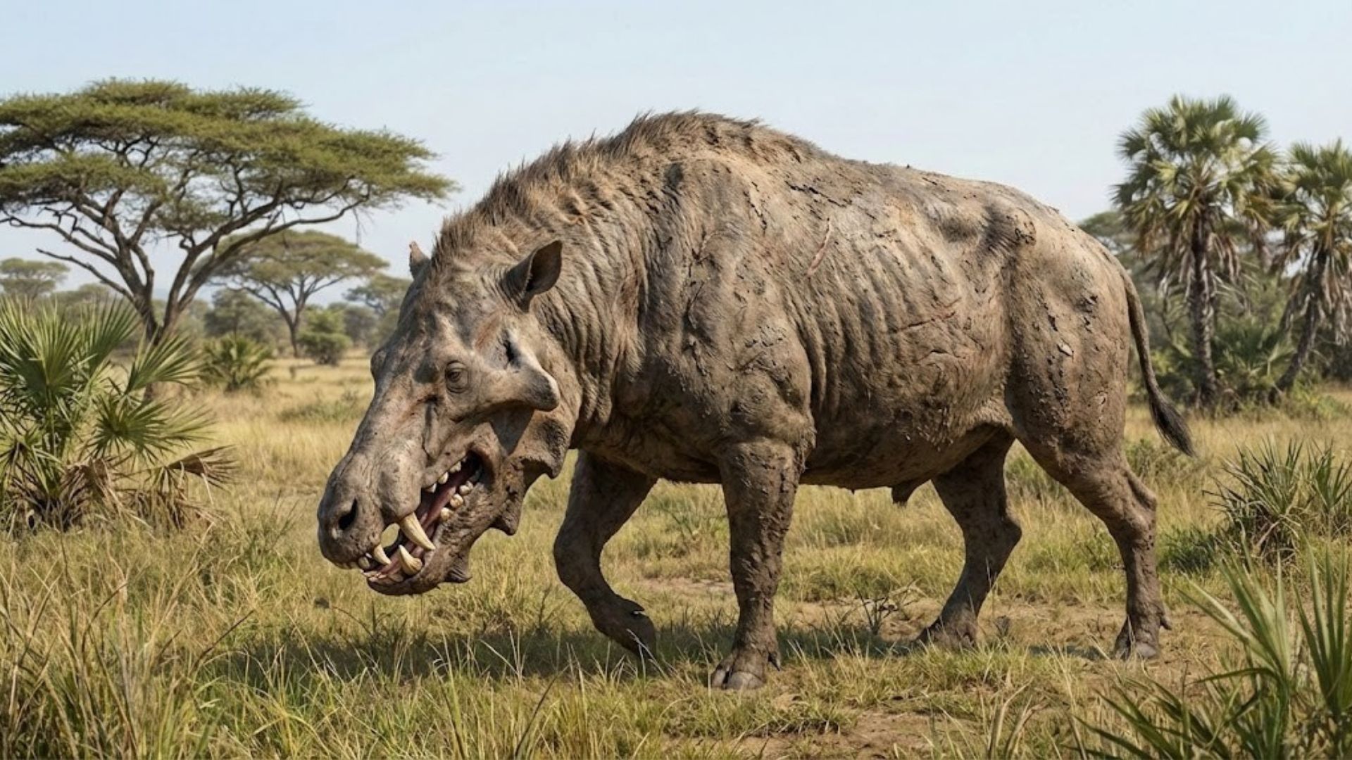 Entelodon, conhecido como porco do inferno, foi um mamífero pré-histórico de grande porte que viveu entre o Eoceno e o Mioceno em vários continentes.