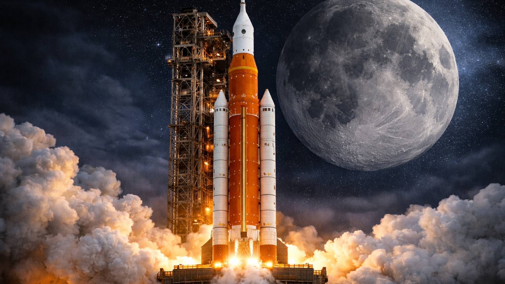 Missão Artemis II marca o homem de volta à Lua em 2026, com foguete SLS e cápsula Orion, no primeiro voo tripulado lunar da NASA desde 1972.