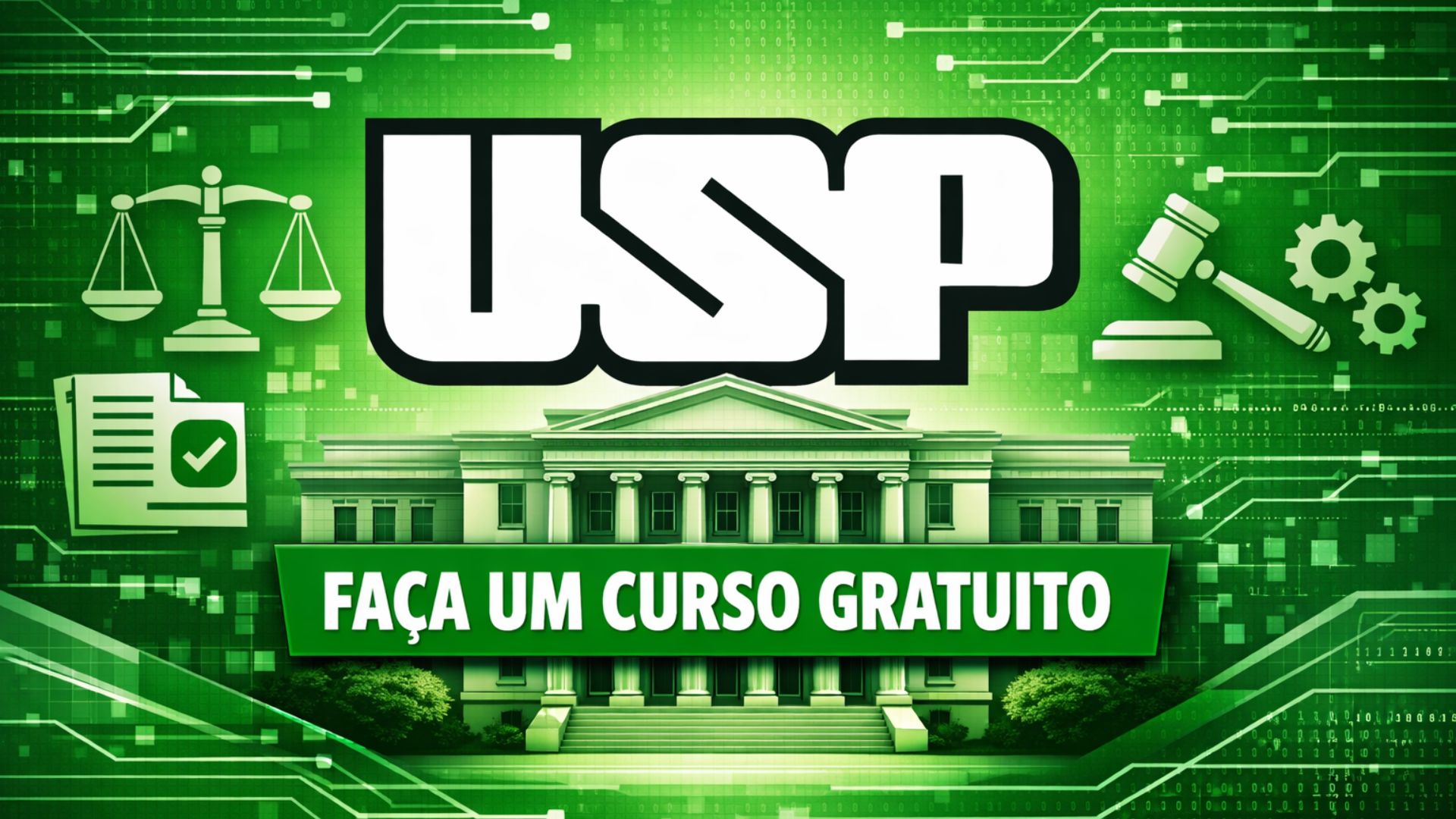 USP abre 10 mil vagas em curso gratuito e online sobre governança algorítmica, IA e compliance, voltado a profissionais do Direito em todo o Brasil.