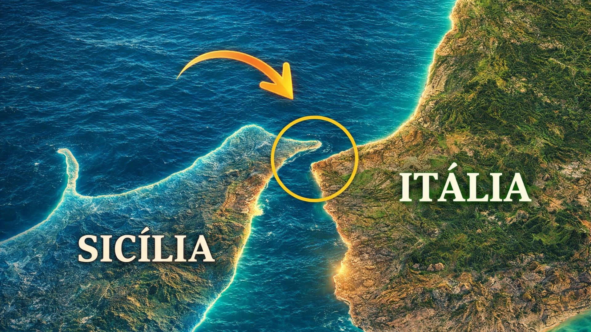 Projeto de ponte entre Itália e Sicília enfrenta entraves sísmicos e políticos há décadas, apesar da curta distância no Estreito de Messina.