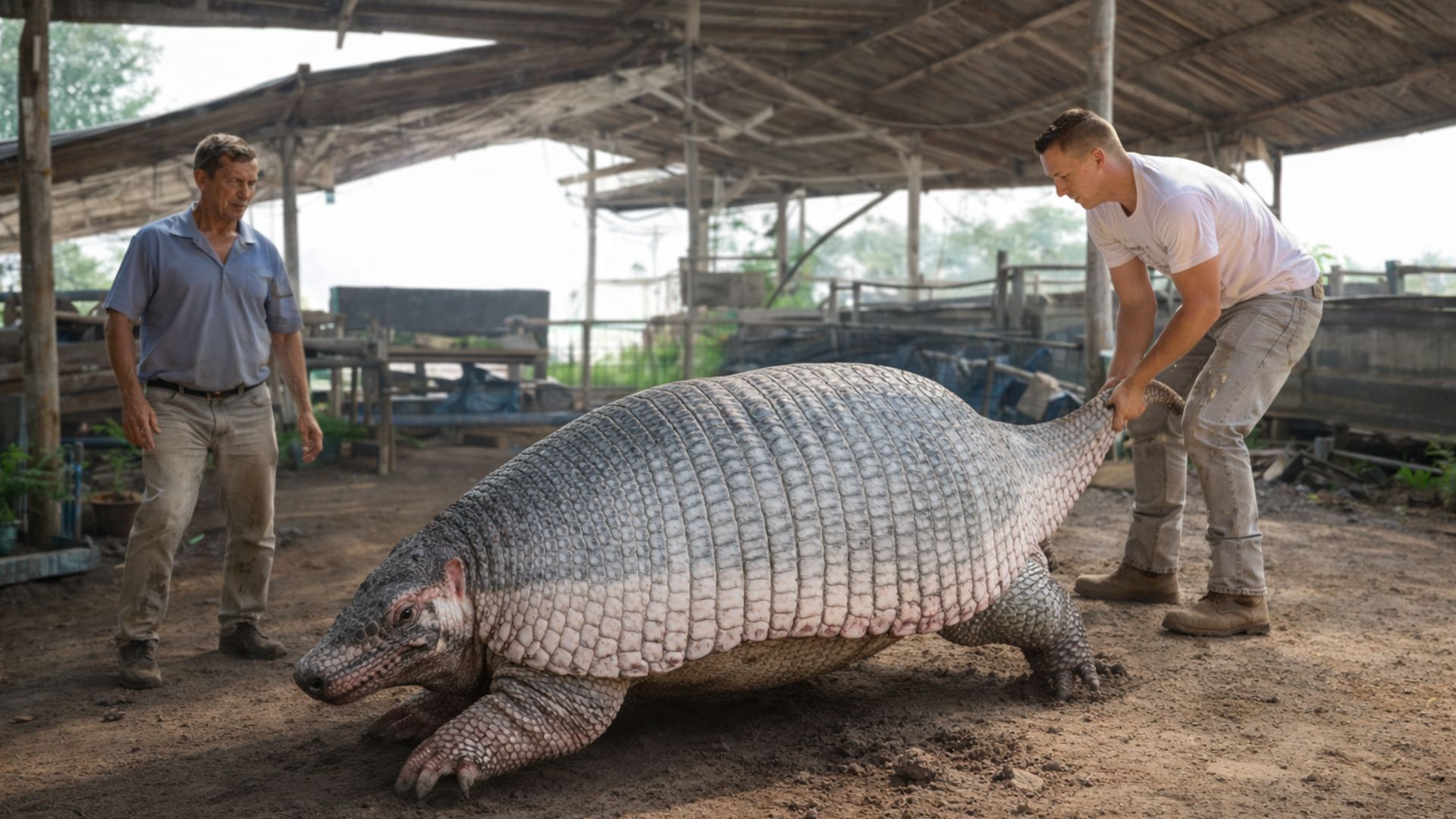 Tatu-canastra, maior tatu do mundo, impressiona no Brasil com tocas gigantes, conflitos com colmeias e caso que quase derrubou uma casa.