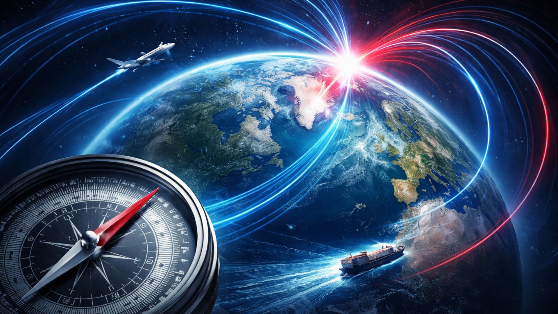 Polo norte magnético desacelera, muda de rumo e obriga atualização do World Magnetic Model 2025, base da navegação aérea, marítima, GPS e celulares.