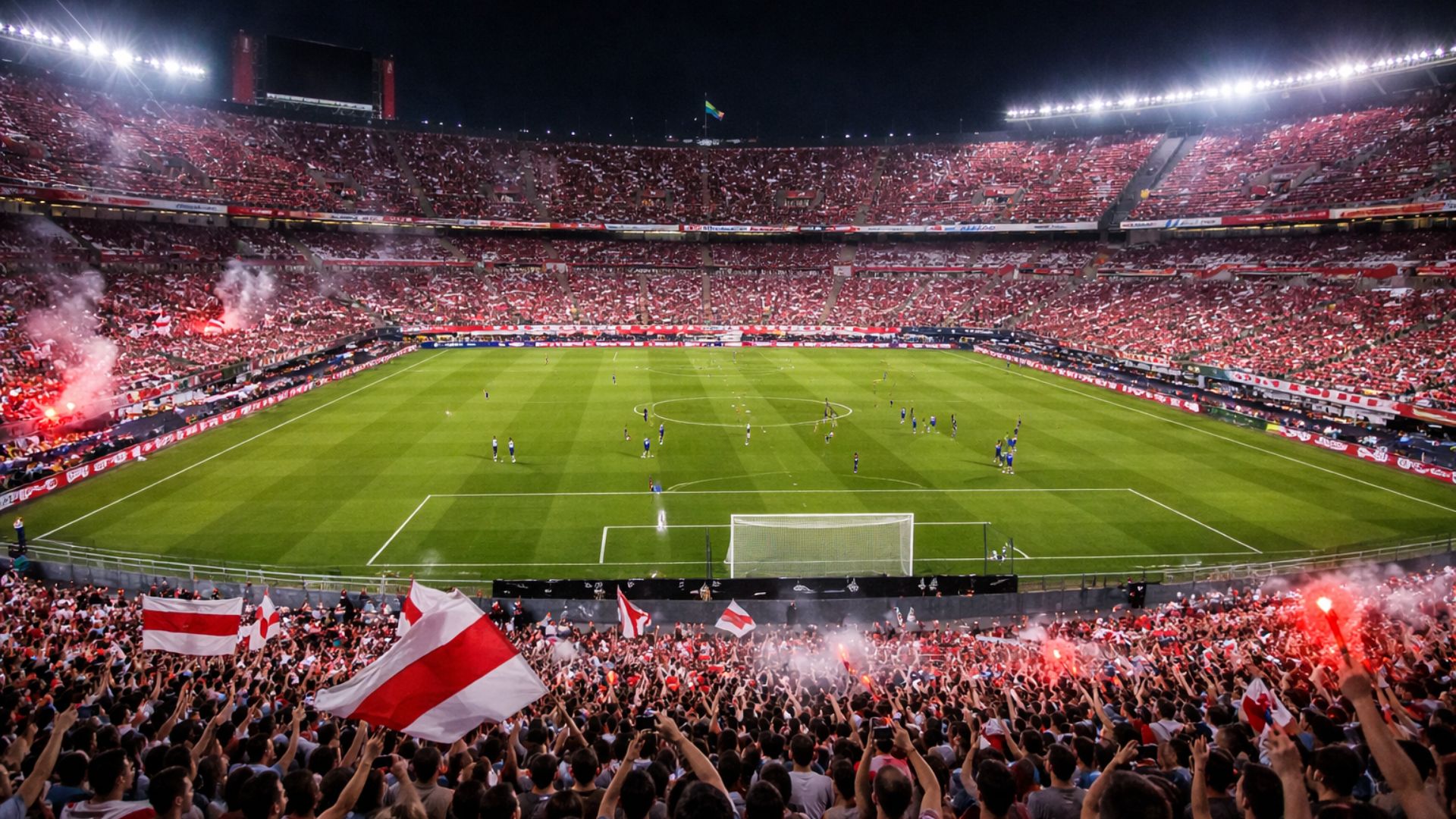 Reforma do Estádio Monumental transformou arena do River Plate no maior da América do Sul, com arquibancadas coladas ao campo e clima de caldeirão.