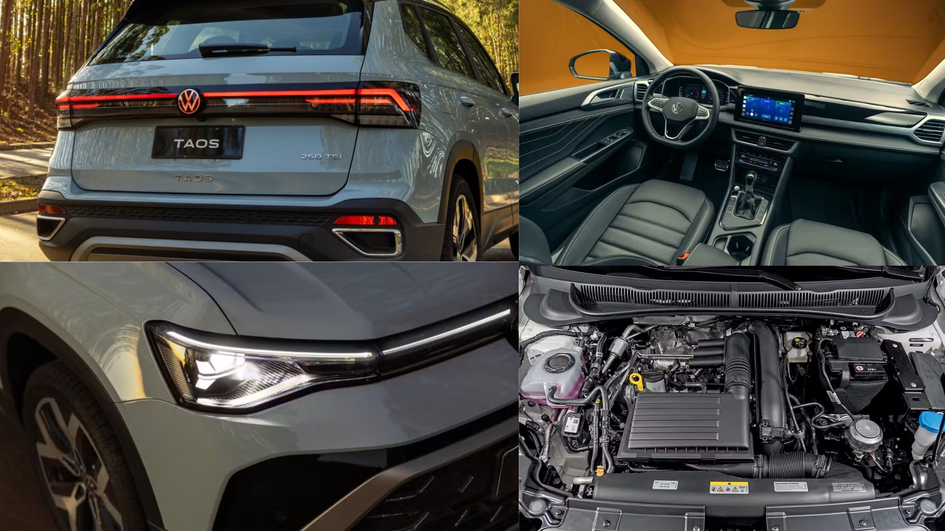 Volkswagen Taos 2026 chega ao Brasil com preços mais baixos, novo câmbio automático, renovado, ACC e central multimídia de 10,1 polegadas.