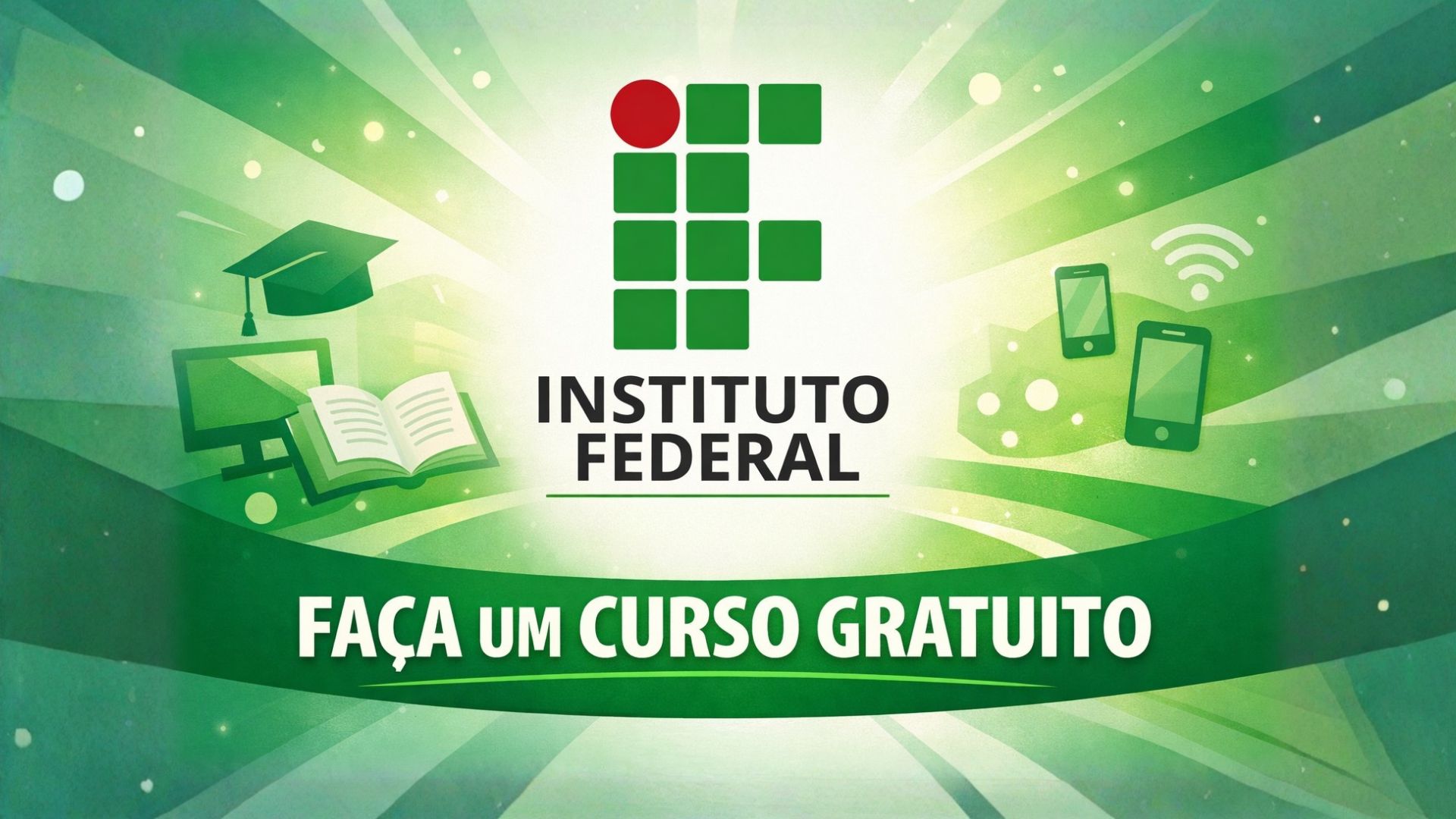 IFB Ceilândia abre 225 vagas gratuitas em cursos presenciais e EAD, com opções para idosos, Libras, finanças e tecnologia, sem taxa de inscrição.
