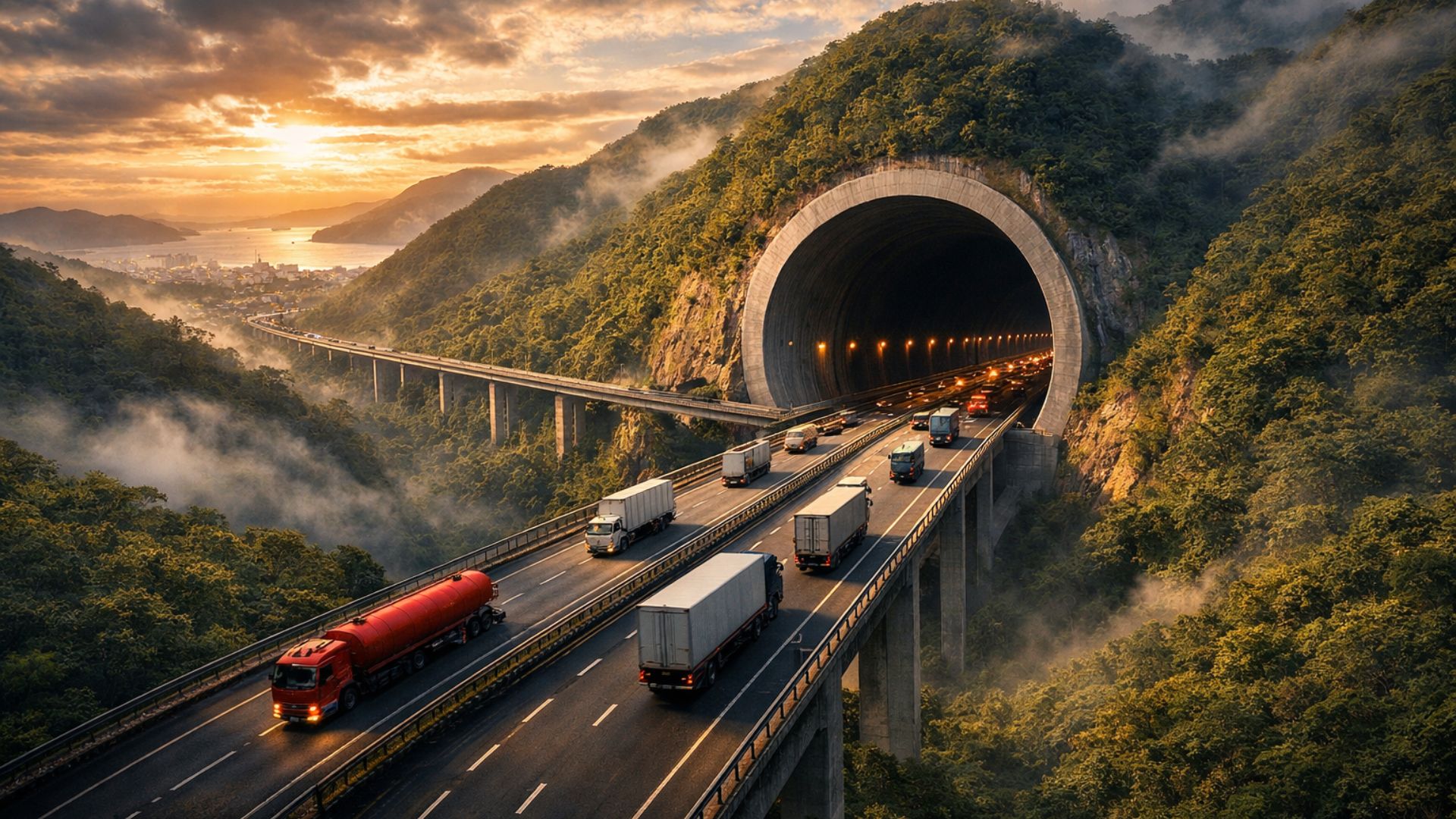 Terceira pista da Imigrantes terá túnel de 6 km, 80% do trajeto subterrâneo e inclinação especial para caminhões até Cubatão.