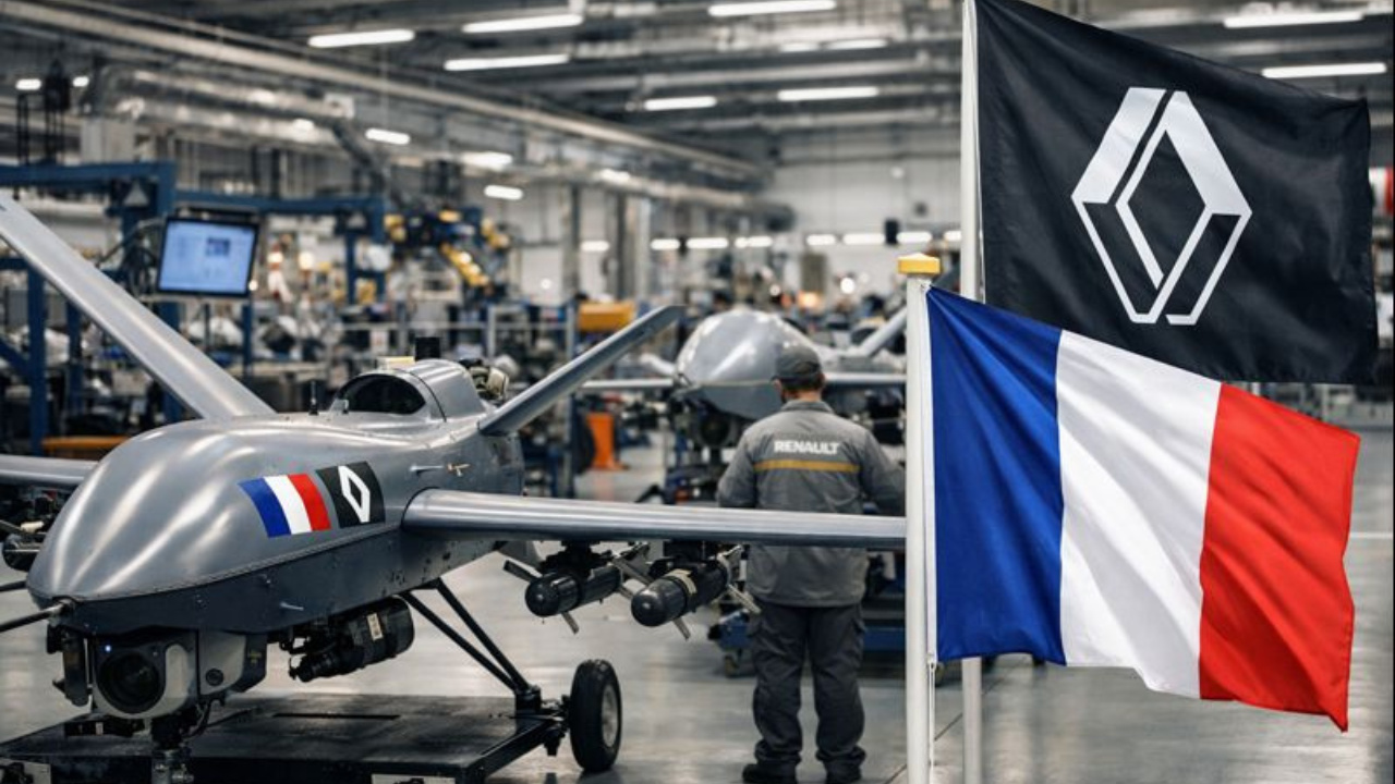 O conflito na Ucrânia impulsiona a indústria de defesa e leva a Renault a investir na produção de drones militares.