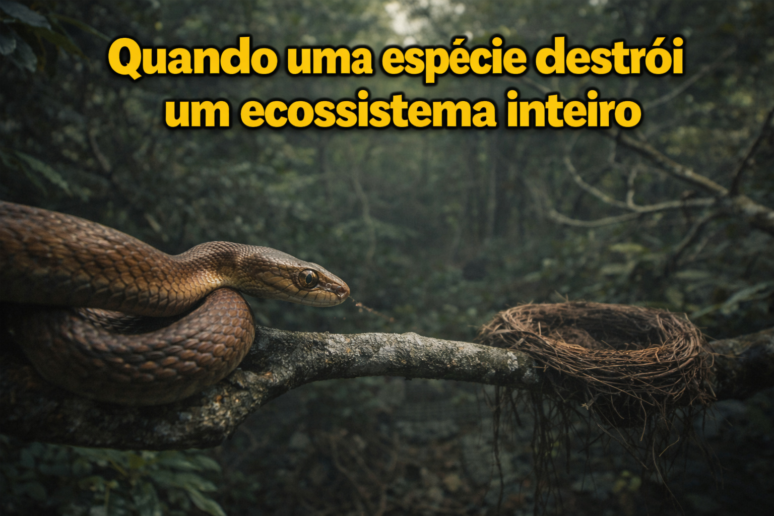 Mais de 90% das aves desapareceram após a chegada de uma única espécie invasora: o colapso ecológico real que transformou Guam em um alerta mundial